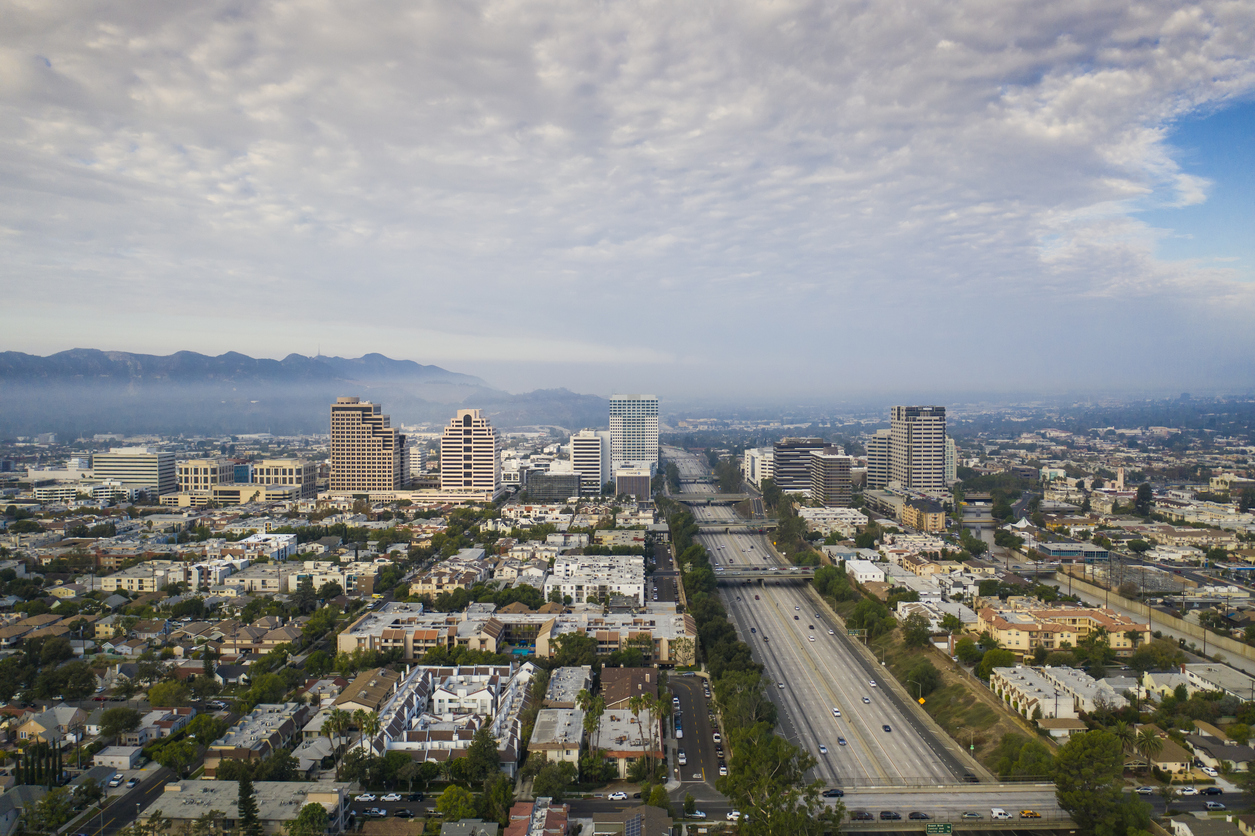 Panoramic Image of Glendale, California